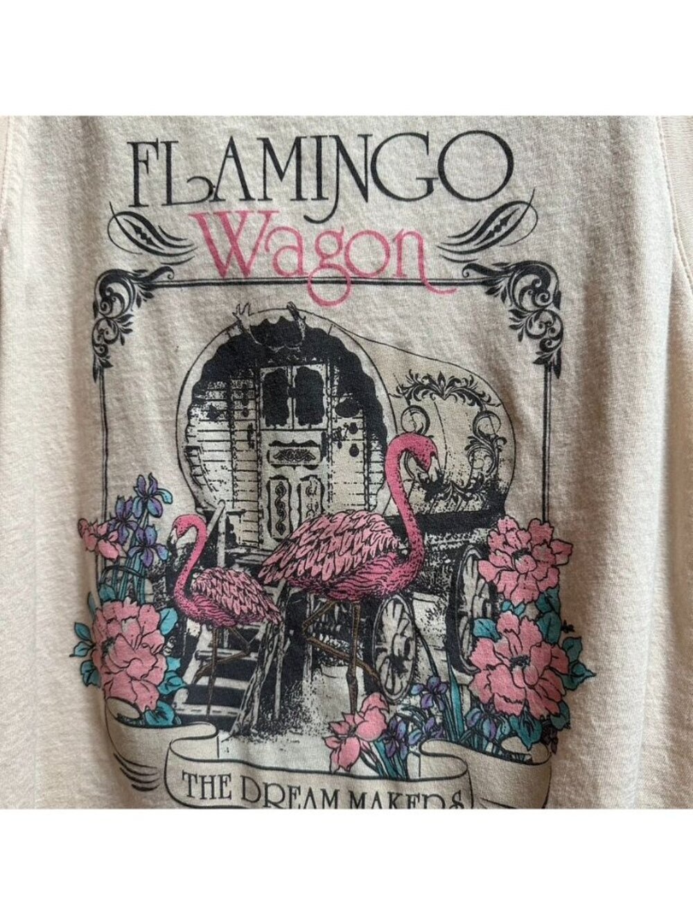 Spell Flamingo Wagon Graphic Tank Top in XS - Picture 2 of 5